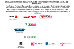 ERAIMAT: Desarrollo de materiales de construcción a partir de arenas de fundición.